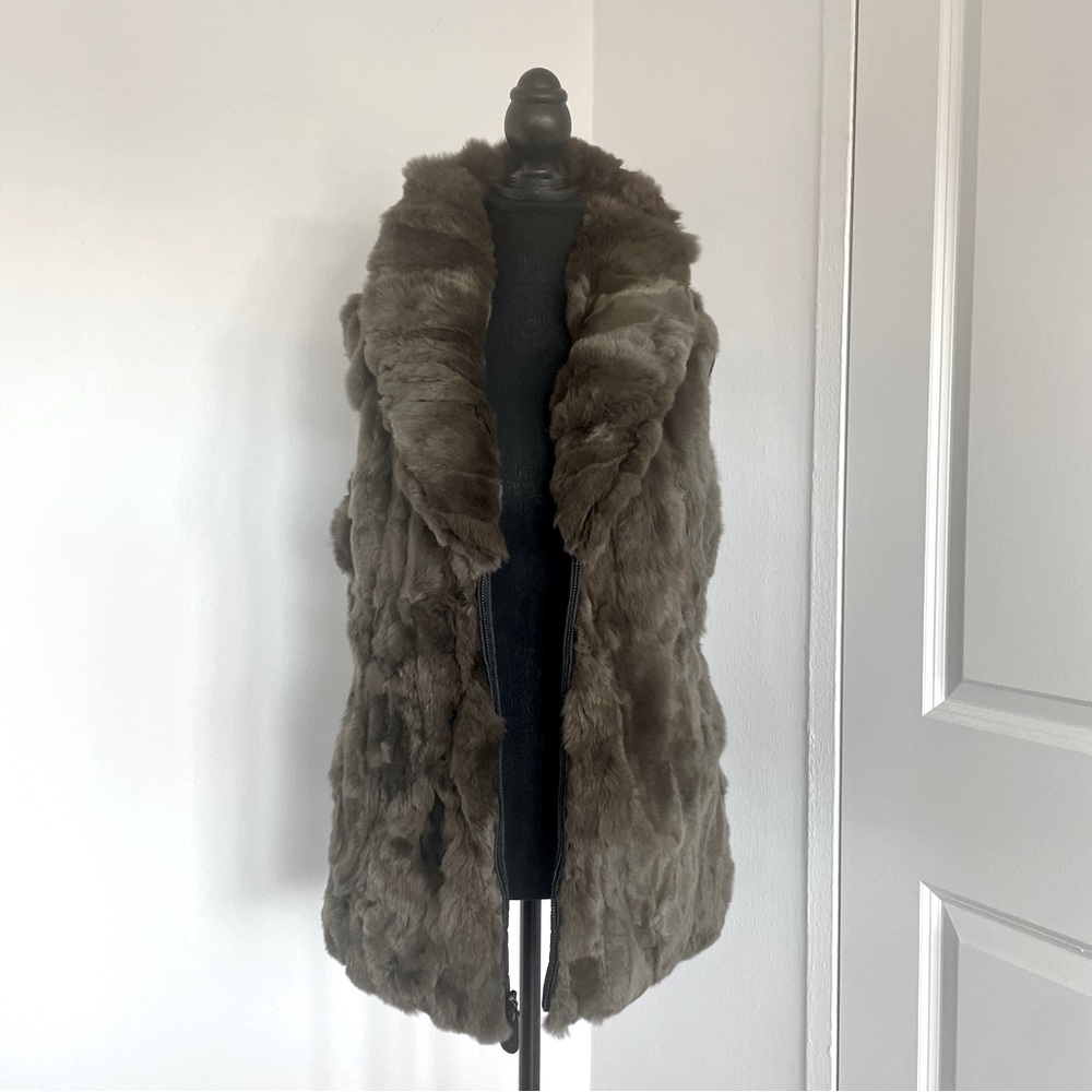 PATRIZIA LUCA Genuine fur vest
